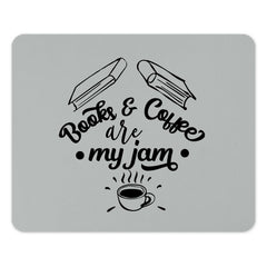Books and Coffee Mouse Pad, My Jam Mousepad, Book Lover Gift, Coffee Lover Gift, Study Accessories, Office Decor, Desk Accessories - Tawshia