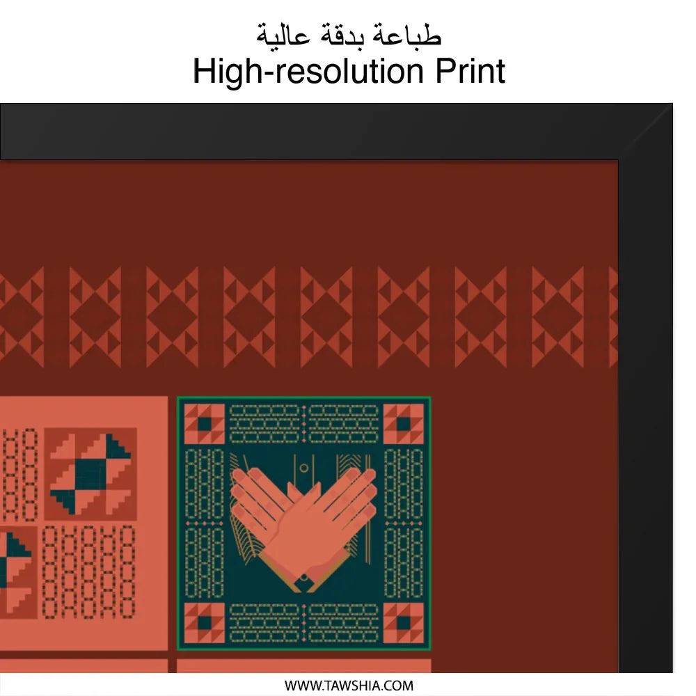 High-quality digital artwork wall decor product type