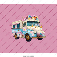 Floral Van Backpack, Hippie Bus Backpack, Cute Backpack, Trendy Backpack, Kids Backpack, School Backpack, Travel Backpack - Tawshia