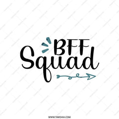BFF Squad Pillow, Best Friend Pillow, Friendship Gift, Squad Goals Decor, Room Decor, Teen Room Decor, Gift for Girls, Pillow for Friends - Tawshia