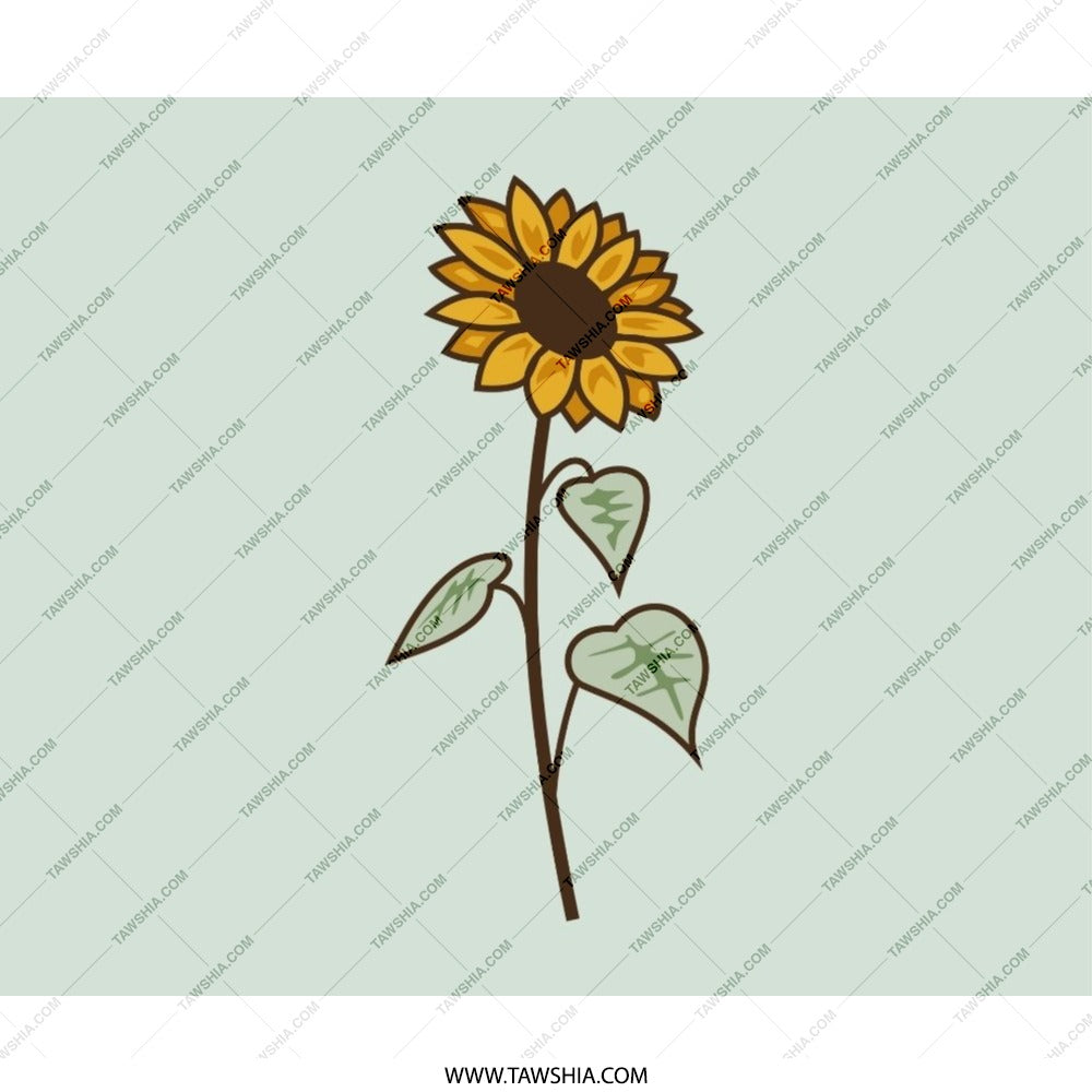 Sunflower Mouse Pad, Floral Mousepad, Cute Desk Decor, Botanical Office, Flower Lover Gift, Aesthetic Mousepad, Nature Inspired Design - Tawshia
