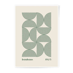 Bauhaus 1923 Photographic Print, Geometric Wall Art, Mid Century Modern Decor, Abstract Art Print, Minimalist Art, Home Decor - Tawshia