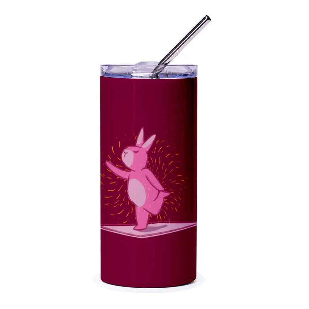 Cute Pink Rabbit Design Insulated Tumbler product type
