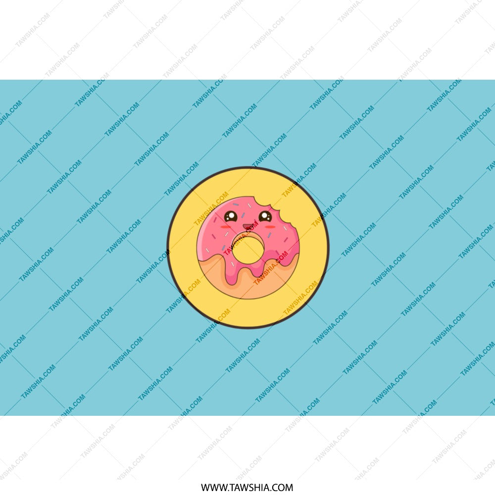 Kawaii Donut Tumbler, Cute Foodie Tumbler, Sweet Treat Tumbler, Funny Donut Tumbler, Gift for Donut Lovers, Kawaii Drinkware - Tawshia