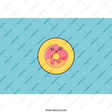 Kawaii Donut Tumbler, Cute Foodie Tumbler, Sweet Treat Tumbler, Funny Donut Tumbler, Gift for Donut Lovers, Kawaii Drinkware - Tawshia