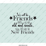 Friends Forever Backpack, Best Friend Gift, Friendship Quote Backpack, Sentimental Backpack, Gift for Friend, School Backpack, Travel Bag - Tawshia