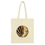 Floral Globe Tote Bag, Patterned Orb Shopper, Unique Design Bag, Stylish Everyday Bag, Artsy Gift Idea, Fashionable Tote, Trendy Earth - Tawshia