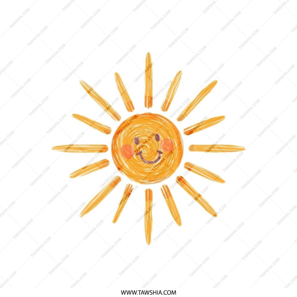 Smiling Sun Tote Bag, Happy Face Graphic Bag, Sunny Day Gift Bag, Cute Sunshine Bag, Yellow Sun Shoulder Bag, Everyday Carry Bag - Tawshia