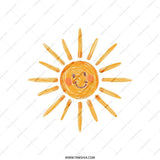 Smiling Sun Tote Bag, Happy Face Graphic Bag, Sunny Day Gift Bag, Cute Sunshine Bag, Yellow Sun Shoulder Bag, Everyday Carry Bag - Tawshia