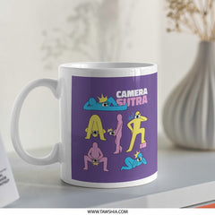 Funny Camera Poses Illustrated Photography Mug product