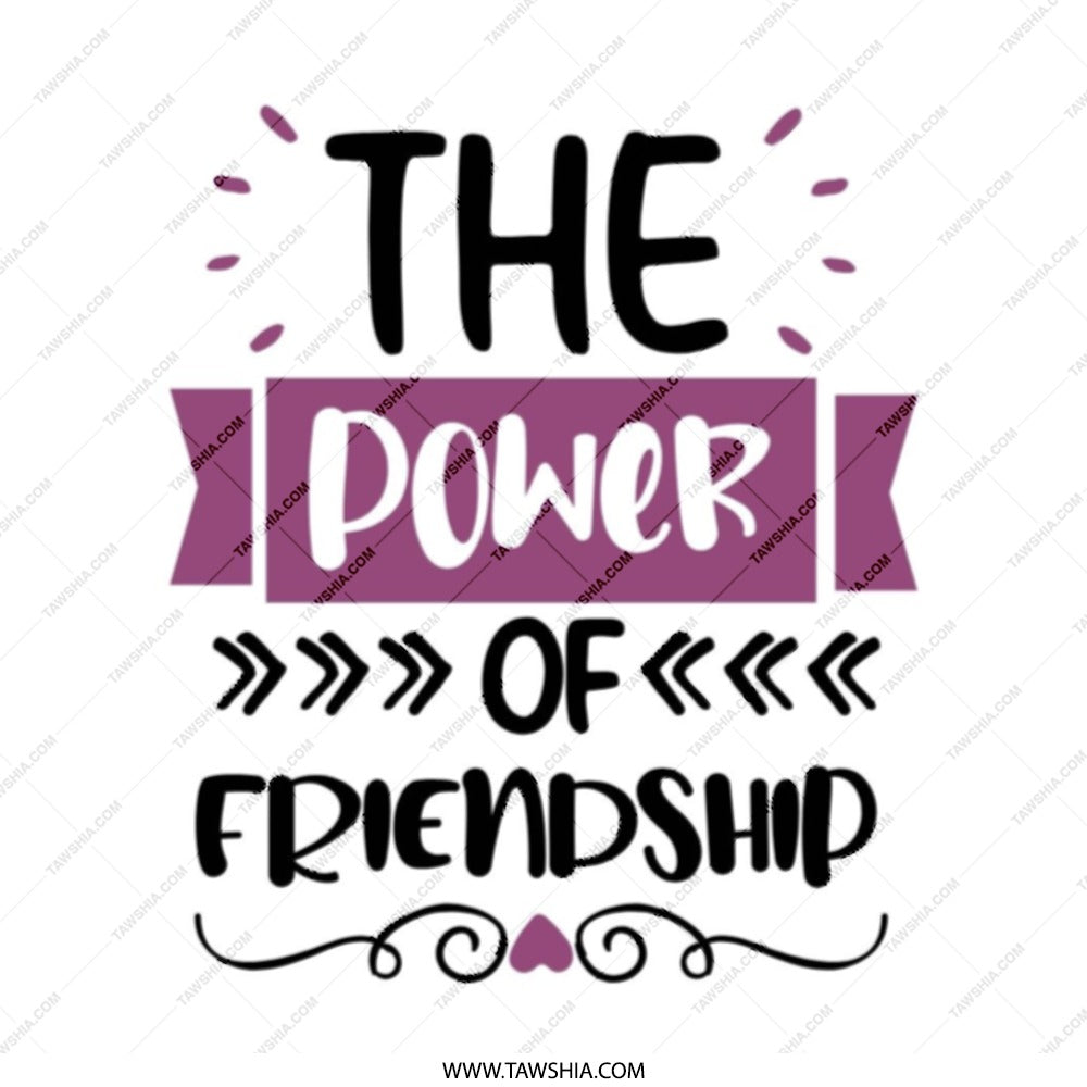 Friendship Tote Bag, Power of Friendship, Best Friends Gift, Friends Forever Bag, Cute Tote, Shopping Bag, Everyday Tote Bag - Tawshia