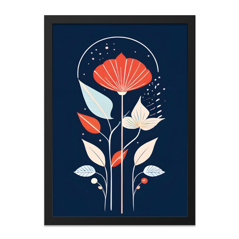 Abstract Floral Wall Art, Modern Flower Print, Botanical Wall Decor, Contemporary Art, Home Decor, Trendy Art Print - Tawshia