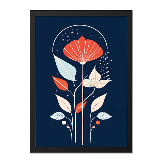 Abstract Floral Wall Art, Modern Flower Print, Botanical Wall Decor, Contemporary Art, Home Decor, Trendy Art Print - Tawshia