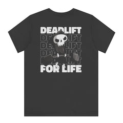Deadlift For Life Skull Printed T Shirt product type