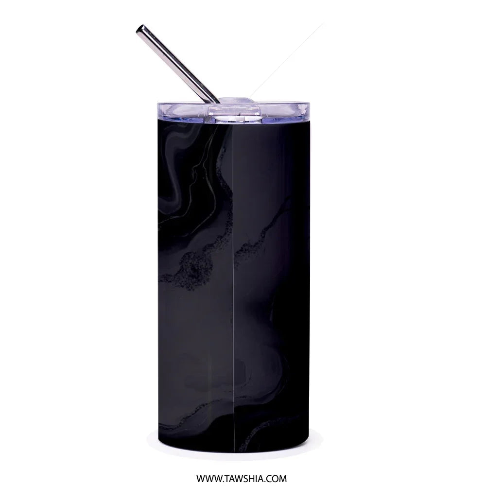 Gradient Sleek Black Tumbler with Straw 20oz product type