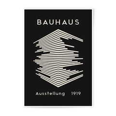 Bauhaus Ausstellung 1919, Minimalist Art, Abstract Geometric, Photographic Print, Modern Wall Decor, Home Art Print - Tawshia