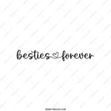 Besties Forever Tote Bag, Friendship Tote, Cute Best Friend Gift, Girl Gang Bag, Bridesmaid Gift, Bachelorette Party Favor - Tawshia