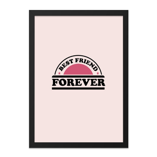 Best Friend Forever Wall Art, Friendship Print, Bestie Gift, Cute Room Decor, Wall Decor, Home Decor, Digital Print, Friend Quote - Tawshia