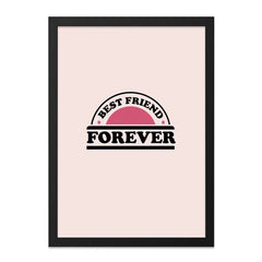 Best Friend Forever Wall Art, Friendship Print, Bestie Gift, Cute Room Decor, Wall Decor, Home Decor, Digital Print, Friend Quote - Tawshia