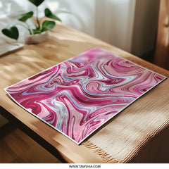 Pink Swirl Photographic Print, Abstract Art Print, Marble Effect Print, Modern Home Decor, Wall Art, Trendy Art Print, Colorful Art - Tawshia