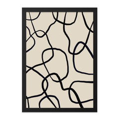Abstract Line Art, Modern Wall Art, Minimalist Decor, Simple Lines Wall Art, Contemporary Art Print - Tawshia