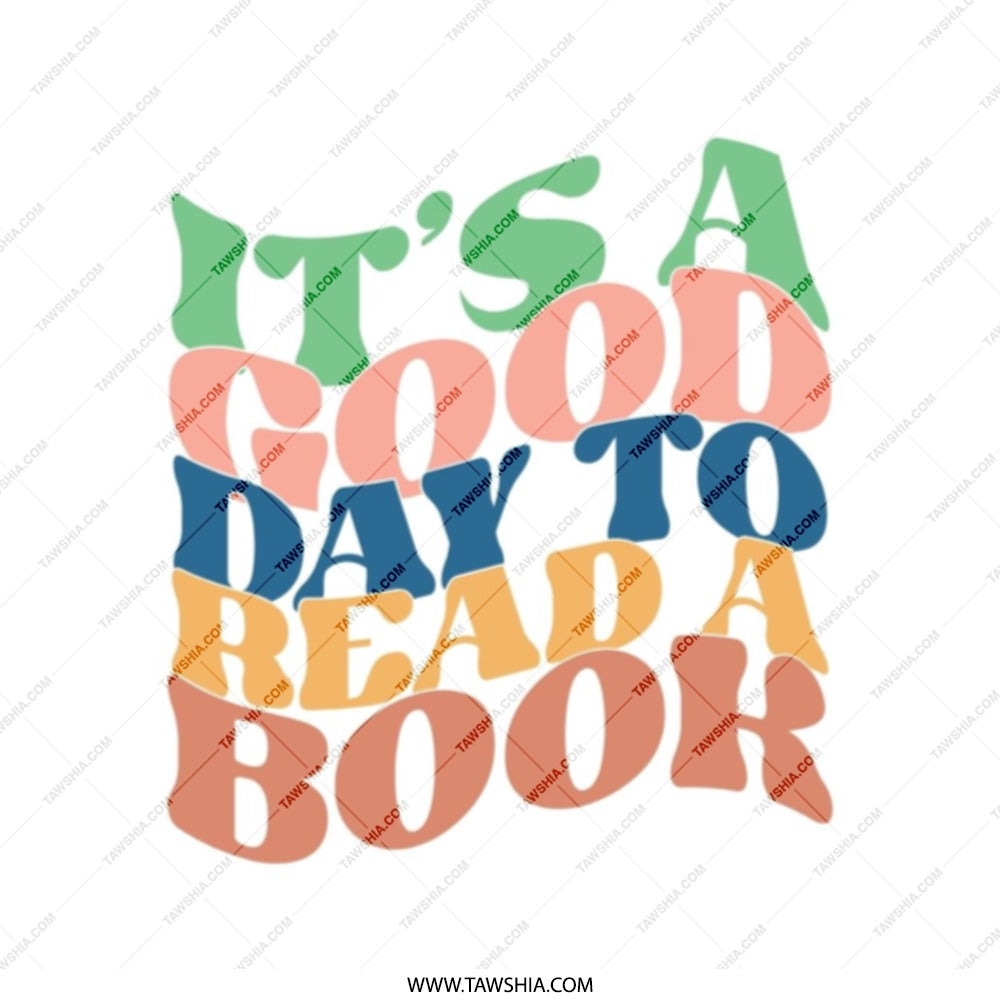 Its A Good Day Tote Bag, Book Lover Gift, Reading Enthusiast, Literary Tote, Bookworm Bag, Teacher Bag, Librarian Bag, Reading Theme - Tawshia