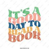 Its A Good Day Tote Bag, Book Lover Gift, Reading Enthusiast, Literary Tote, Bookworm Bag, Teacher Bag, Librarian Bag, Reading Theme - Tawshia