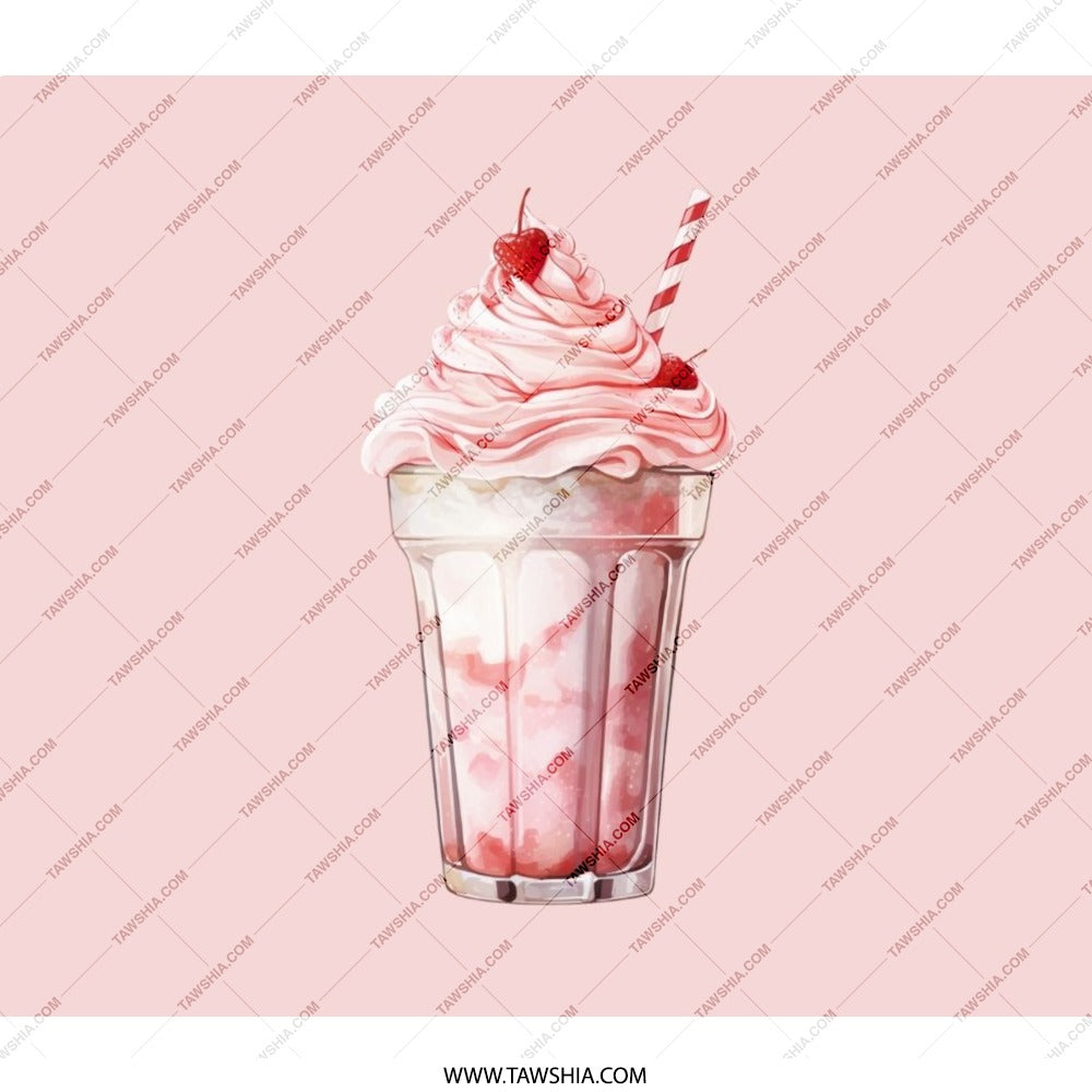 Milkshake Backpack, Pink Drink Back Pack, Sweet Treat Rucksack, Dessert School Bag, Food Lover Present, Cute Gift Idea, Stylish Bag - Tawshia