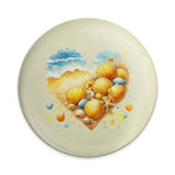 Seashell Heart Pinback Button, Beach Vibes, Summer Accessories, Ocean Lover Gift, Coastal Decor, Nautical Button, Tropical Getaway, Vacation - Tawshia