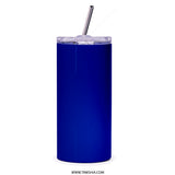 Gold is Blue Tumbler, Arabic, Soccer, Hilali Fan Gift, Football Lover Tumbler, Sporty Drinkware, Blue and White, Team Spirit Tumbler - Tawshia