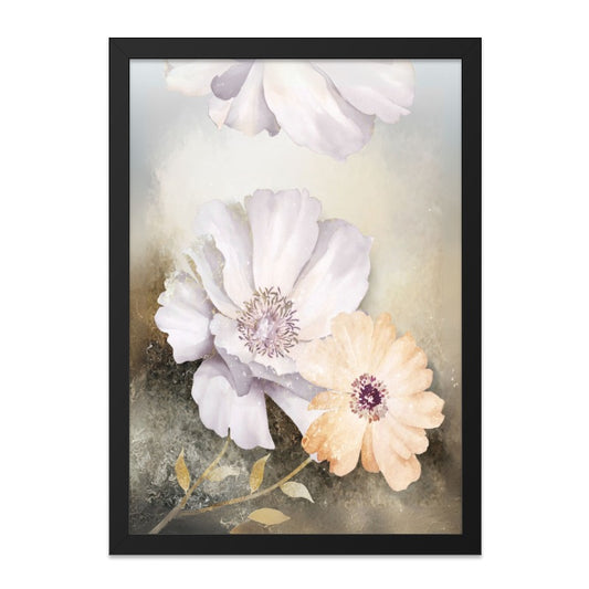 Floral Wall Art, Flower Artwork, Botanical Print, Home Decor, Modern Wall Hanging, Floral Art Print, Blossom Wall Art, Nature Inspired - Tawshia