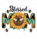 Blessed Mom Mug, Sunflower Mug, Bee Mug, Mothers Day Gift, Gift For Mom, Floral Mug, Novelty Mug, Coffee Mug, Tea Mug, Gift Idea - Tawshia