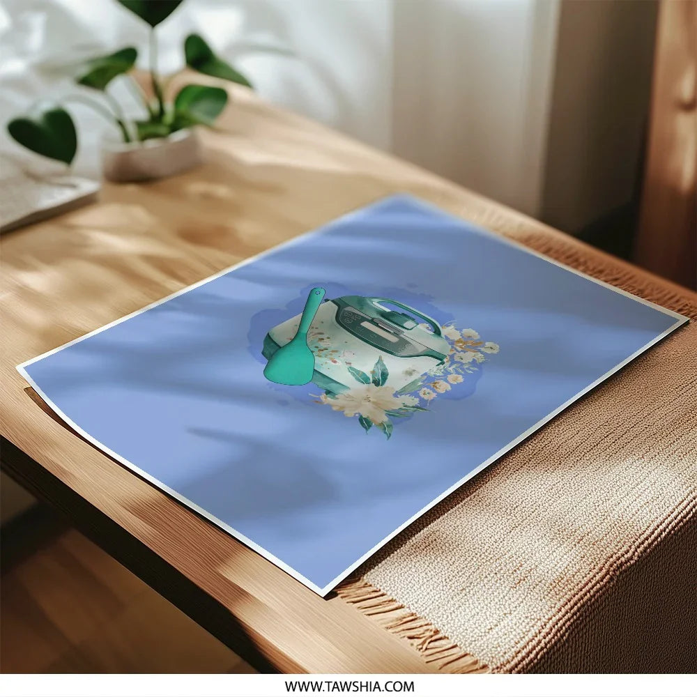 Instant Pot Art Photographic Prints, Kitchen Art Prints, Modern Kitchen Decor, Floral Kitchen Art, Cooking Art Prints, Housewarming Gift - Tawshia