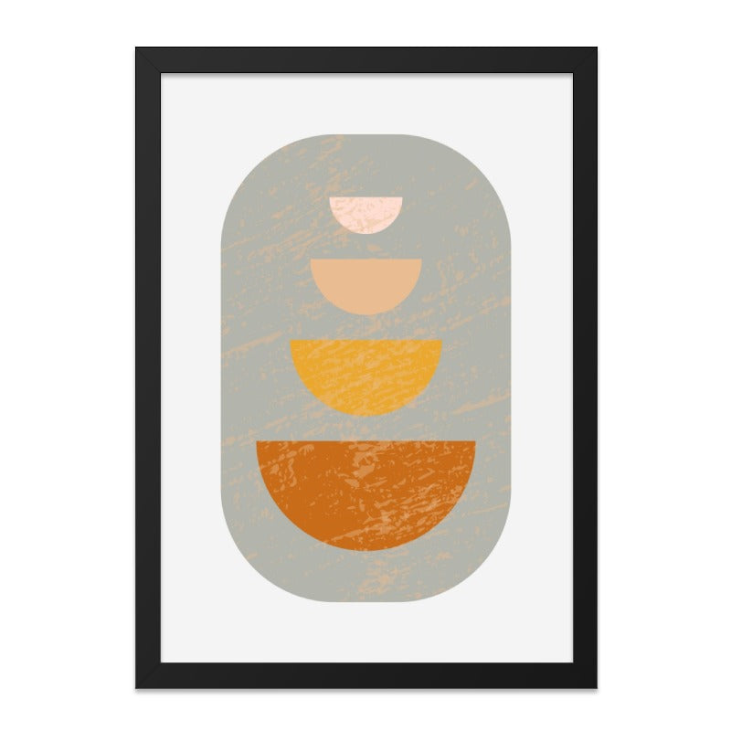 Abstract Geometric Wall Art, Mid Century Modern Print, Minimalist Art Decor, Boho Wall Decor, Home Decor - Tawshia