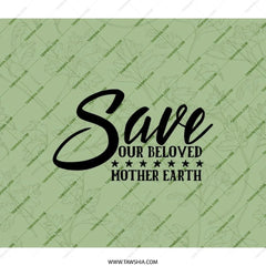 Save Earth BackPack, Environmental BackPack, Eco Friendly BackPack, Nature Lover BackPack, Earth Day BackPack, Gift Ideas - Tawshia
