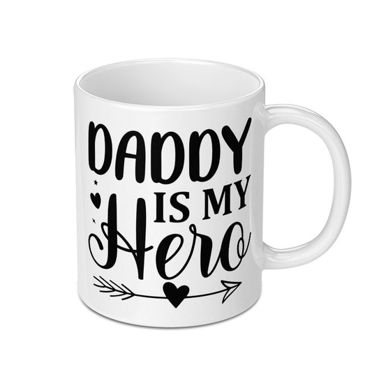 Daddy is My Hero Mug, Father's Day Gift, Best Dad Ever Mug, Gift for Dad, Hero Dad Coffee Mug, Fathers Day Mug, Daddy Mug - Tawshia