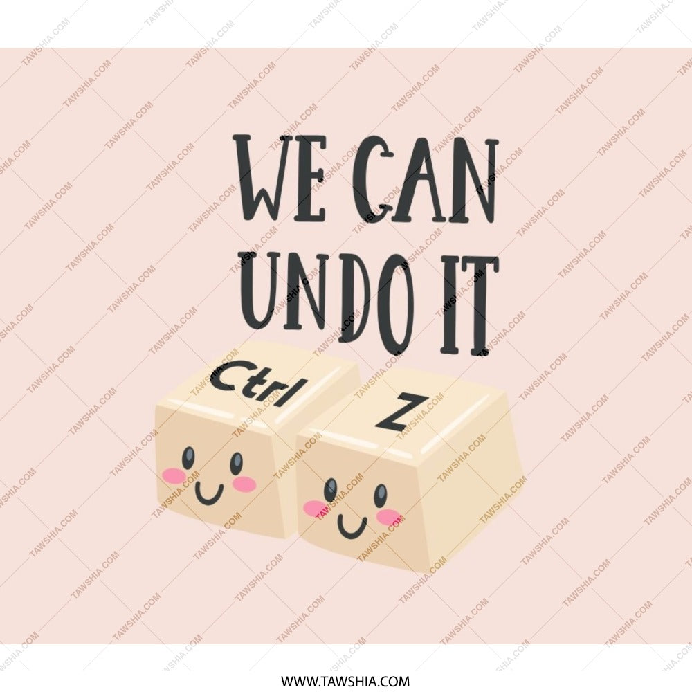 We Can Undo It BackPack, Cute Keyboard Keys, Funny Ctrl Z, School BackPack, Office BackPack, Gift Idea, Student BackPack - Tawshia