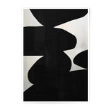 Abstract Black and White Photographic Print, Modern Art Print, Minimalist Wall Art, Home Decor, Graphic Shapes - Tawshia