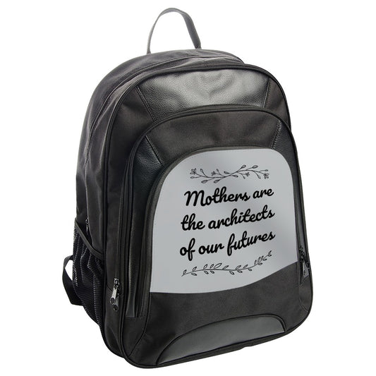 Mothers Day Backpack, Architect of Futures Backpack, Inspirational Quote Backpack, Gift For Mom, Family Backpack, Birthday Gift, Travel - Tawshia
