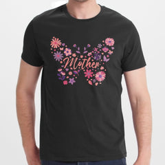 Floral Butterfly Mother Graphic Design T-Shirt product