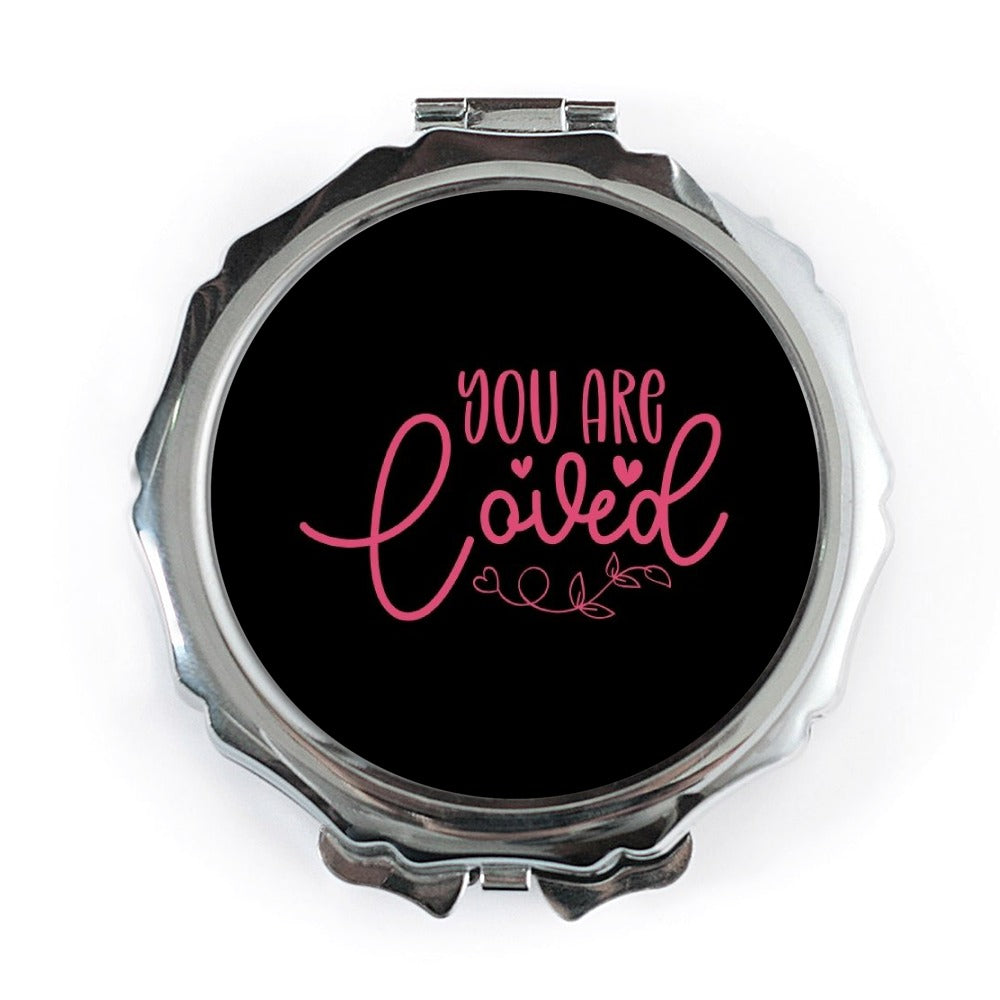 You Are Loved Pocket Mirror, Cute Pocket Mirror, Inspirational Pocket Mirror, Gift Idea, Everyday Pocket Mirror, Travel Mirror - Tawshia