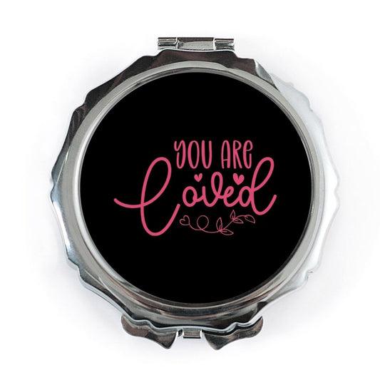 You Are Loved Pocket Mirror, Cute Pocket Mirror, Inspirational Pocket Mirror, Gift Idea, Everyday Pocket Mirror, Travel Mirror - Tawshia