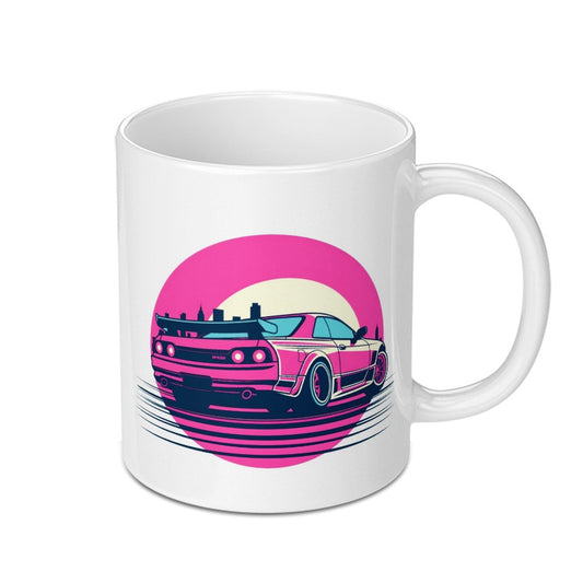 Skyline R33 Mug, JDM Car Culture, Retro Japanese Car, Automotive Gift, Enthusiast Coffee Mug, Gift for Car Lover, Cool Mug, Unique Mug - Tawshia