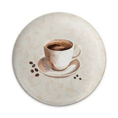 Coffee Cup Pinback Button, Latte Art Button, Coffee Lover Gift, Caffeine Addict Pin, Drinkware Badge, Beverage Accessories - Tawshia