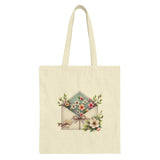 Floral Envelope Design Eco-friendly Tote Bag product type