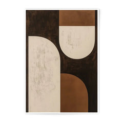 Abstract Shapes Photographic Prints, Minimalist Wall Art, Geometric Decor, Modern Home Decor, Earth Tone Art Prints, Brown Beige Photo - Tawshia