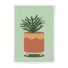 Potted Plant Photographic Print, Houseplant Illustration, Modern Home Decor, Botanical Art Print, Wall Art Decor, Indoor Plant Print - Tawshia