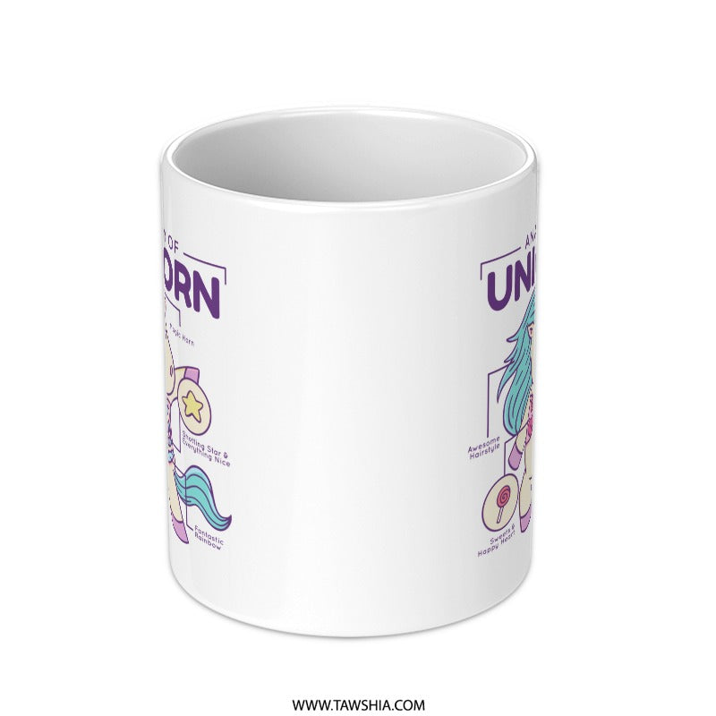 Cute Colorful Unicorn Design Coffee Mug product
