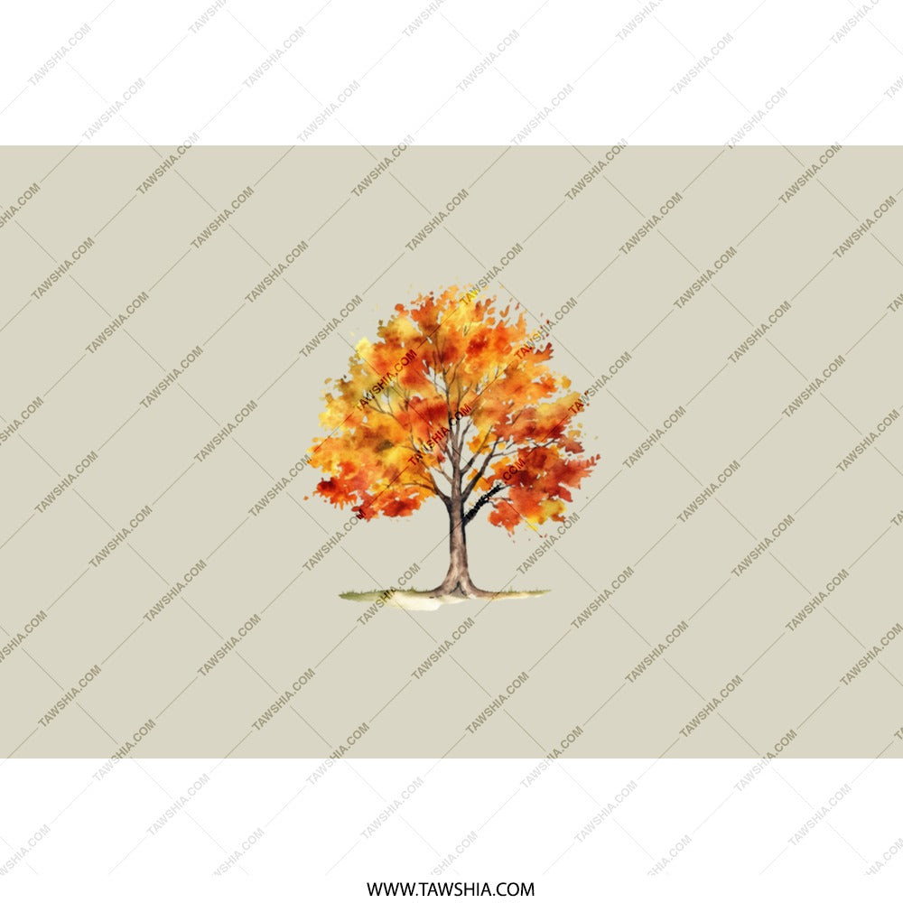 Autumn Tree Tumbler, Fall Colors Tree Image, Fall Season Art, Nature Lover Gift, Stylish Drinkware, Travel Tumbler, Unique Gifts - Tawshia