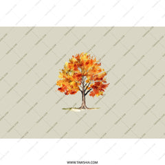 Autumn Tree Tumbler, Fall Colors Tree Image, Fall Season Art, Nature Lover Gift, Stylish Drinkware, Travel Tumbler, Unique Gifts - Tawshia